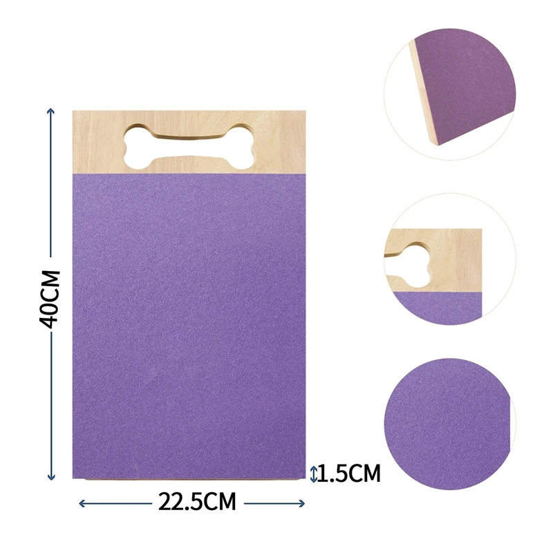 New Dog Scratch Pad For Nails With Treat Boxsnack Box Scratch Board For Dog Dog Nail Grinding Trainer For Grind Nails