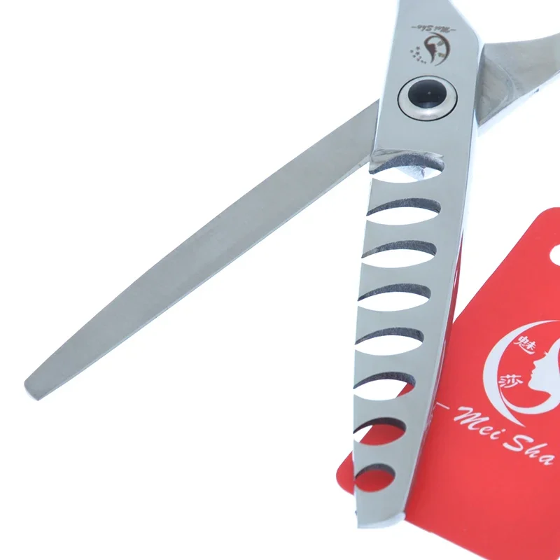 Meisha 5,75 Zoll Friseurschere, professionelle Ausführung, 8/12/14/18 Zähne, Ausdünnungsschere für Friseursalons, Styling-Schere, A0160A – Detail 11