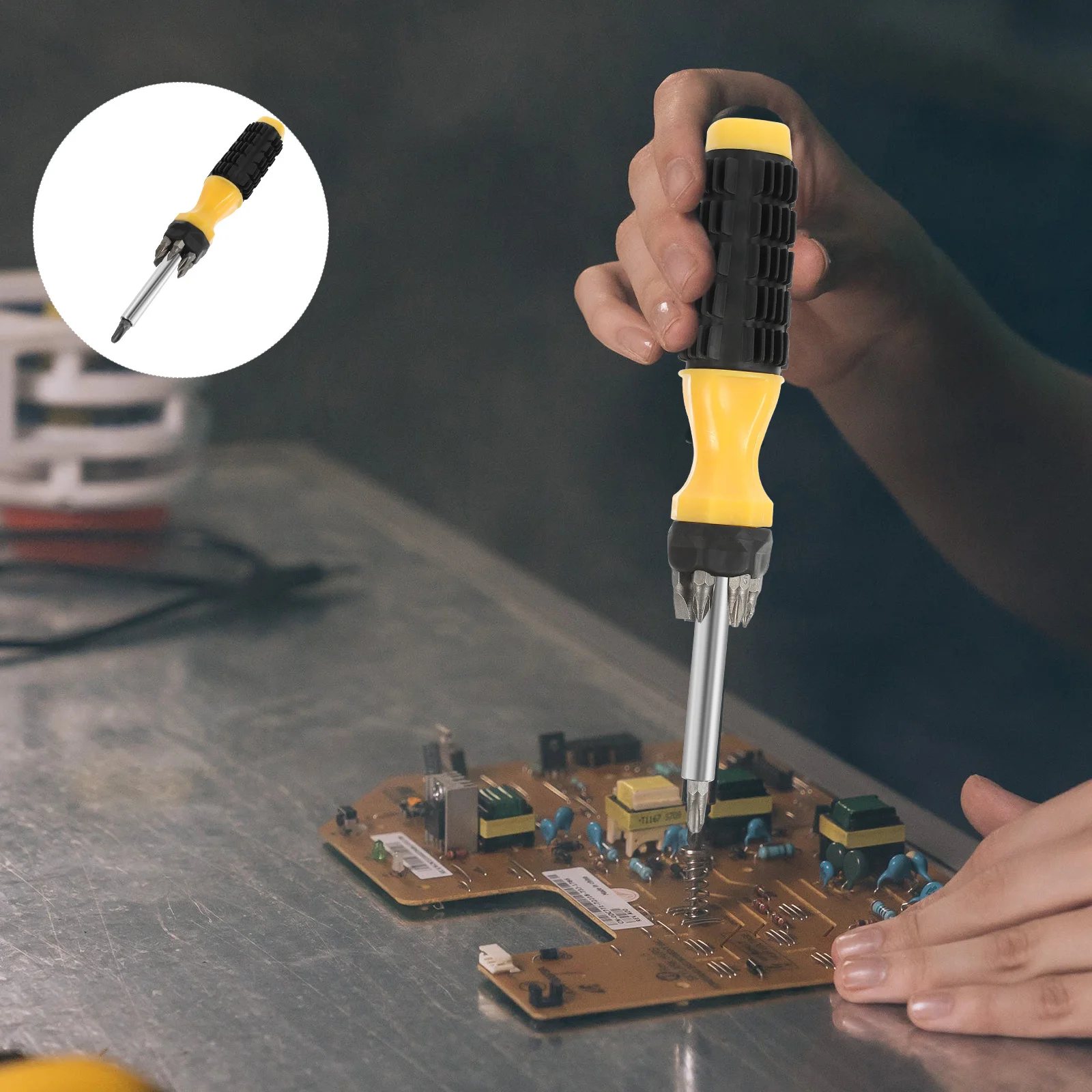 Money Hiding Artifact Hidden Screwdriver Cash Storage Holder Fake Case Metal Containers Secret