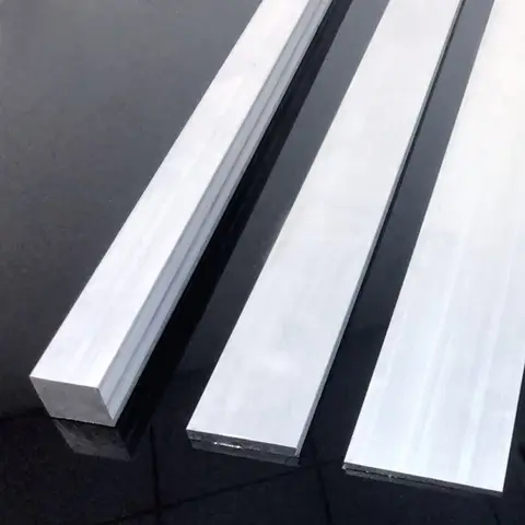 1PC 6061 Aluminum square bar rod Diameter 4/5/6/8/10/12/15/18/20/22/25/30/35/45MM DIY Model Making Aluminum Profile length 500MM
