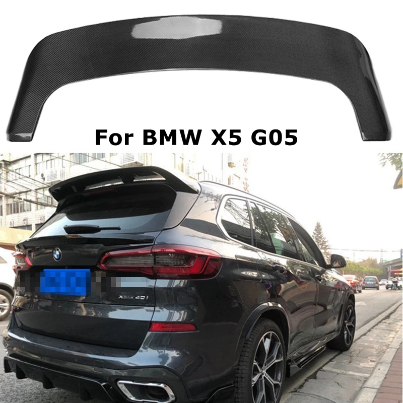

FOR BMW X5 spoiler G05 spoiler 2018+ rear wing spoiler Paste Installation ABS Material Rear Roof Trunk Spoiler Primer Color