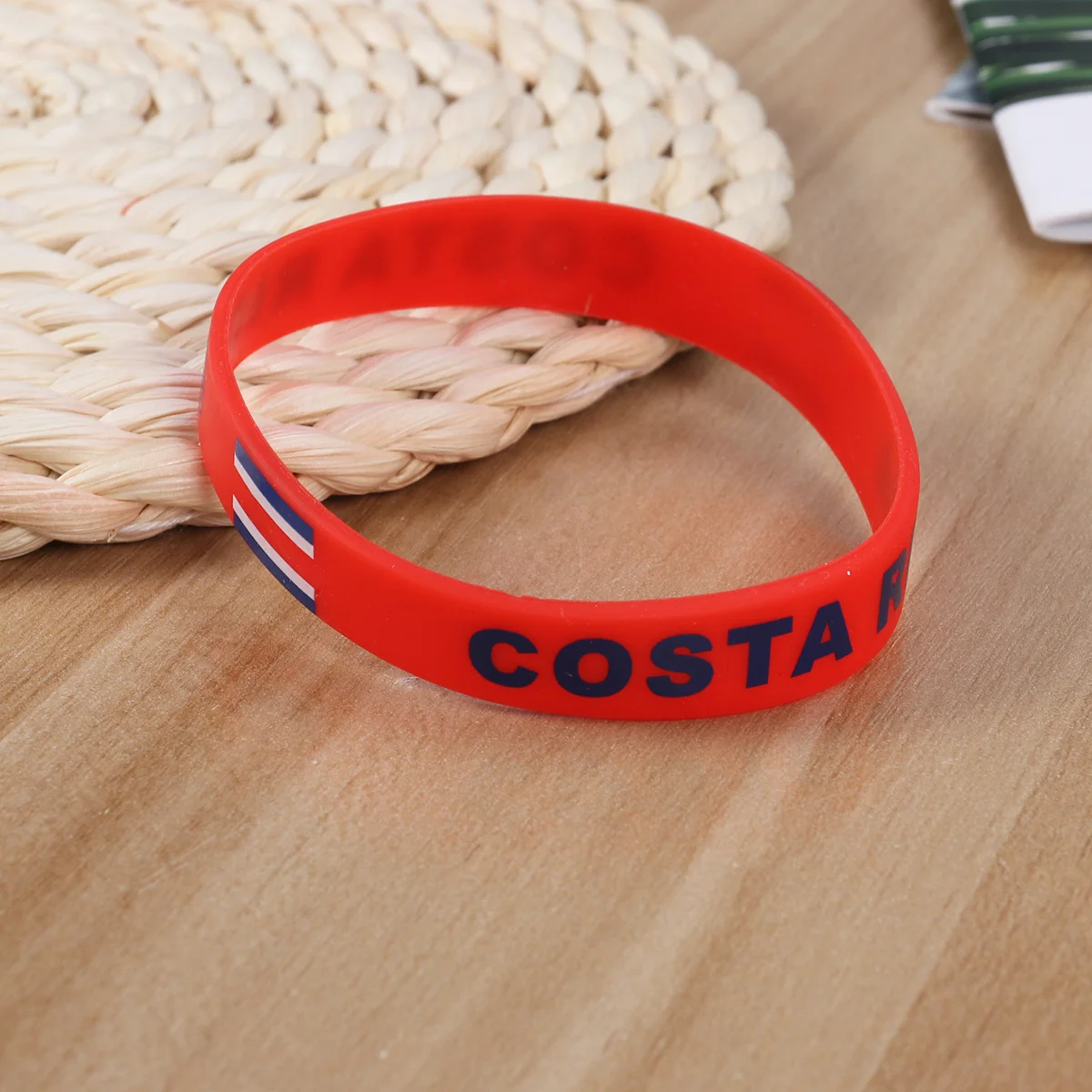 

6 Pcs Flag Football Wrist Band National Bracelet Decorative Wristband Bands Wristbands Country