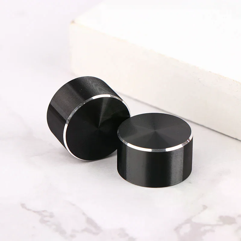 High Quality 1pcs 22x12mm 6mm D-type Shaft Hole Potentiometer Control Knob for Volume Tone Knobs Black for Daily Life & Work