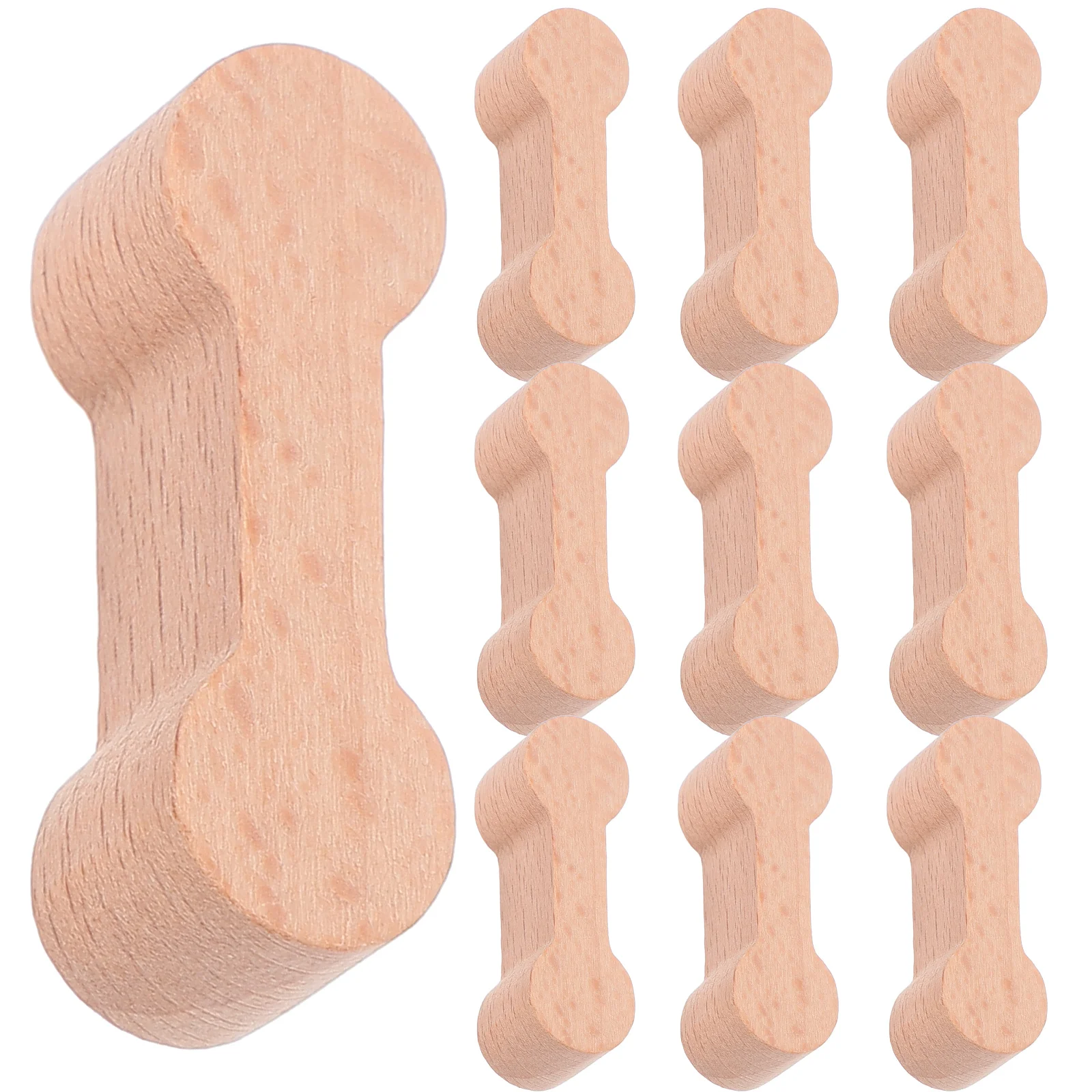 16 Pcs Wooden Track Accessories Toys Railway Connector Model Children Train Bulk DIY Decorative Adaptors Playing Funny