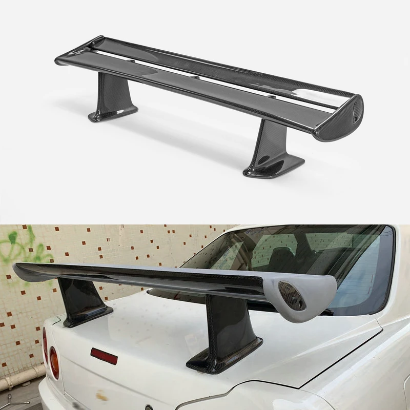 

Углеродное волокно для Skyline R34 GTR OEM-спойлер с высоким спойлером JUN, аэродинамический пакет