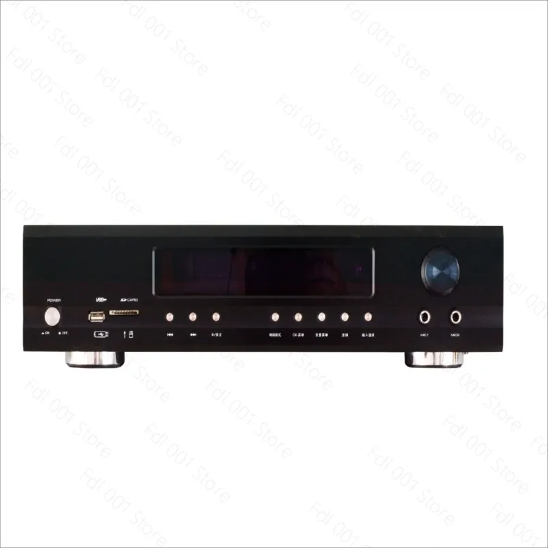 AV-880 Professional Power Amplifier, 5.1 Channel AV Receiver Home Theater System, Surround Sound Amp