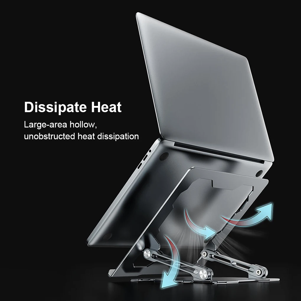 Laptop Stand Tabletop Aluminum Alloy Desktop Holder Computer Accessory