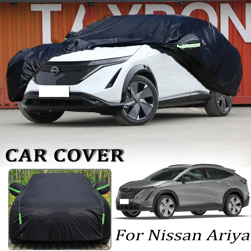 

For Nissan Ariya Car Covers Outdoor Waterproof Dustproof Sun Rain Snow Protection Thick Oxford Cloth Full Car Accessories