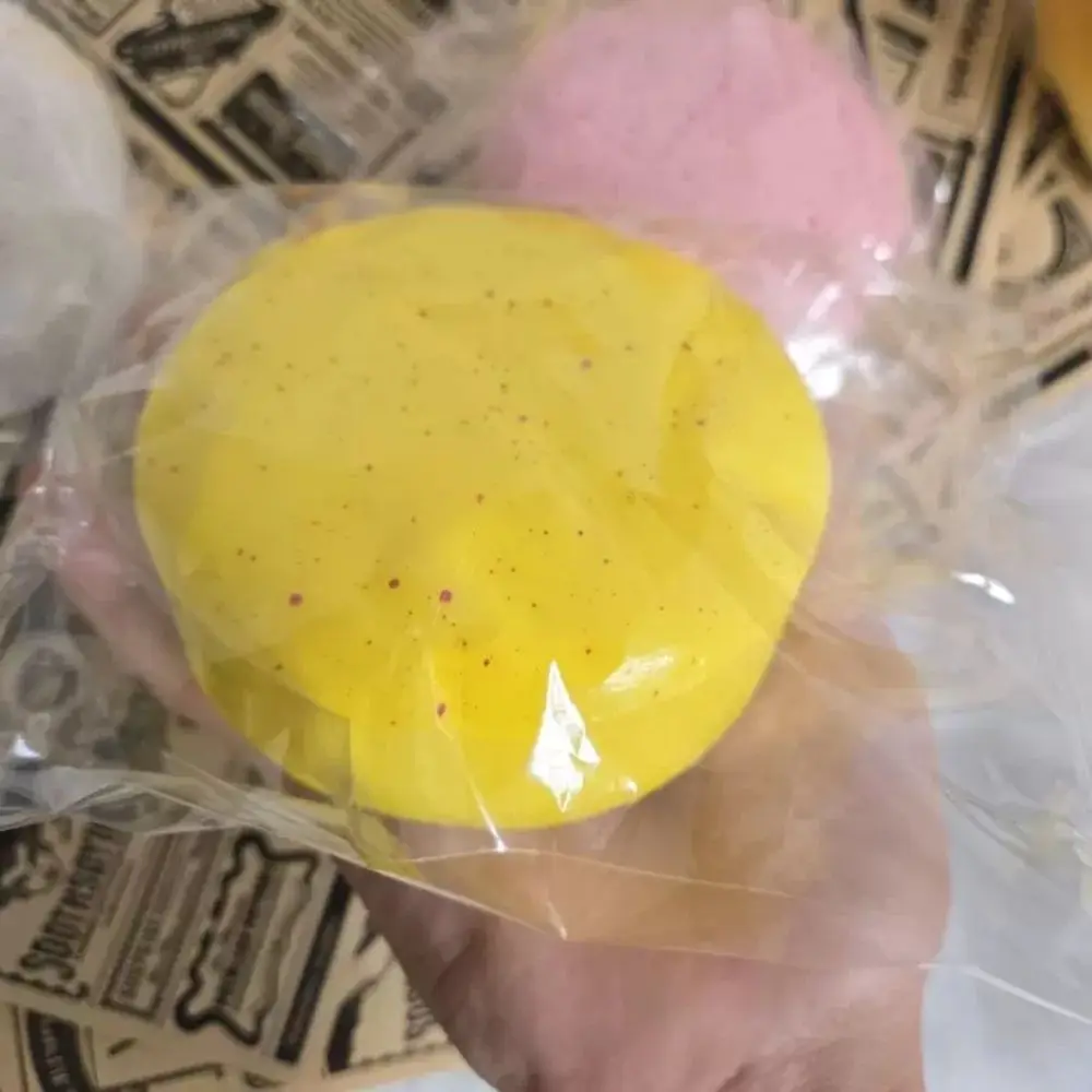 Slow Rising Macaron Bread Squeeze Hand Relax Simulated Round Bread Squishy Pinch Mini Bread Toast Sensory Adult