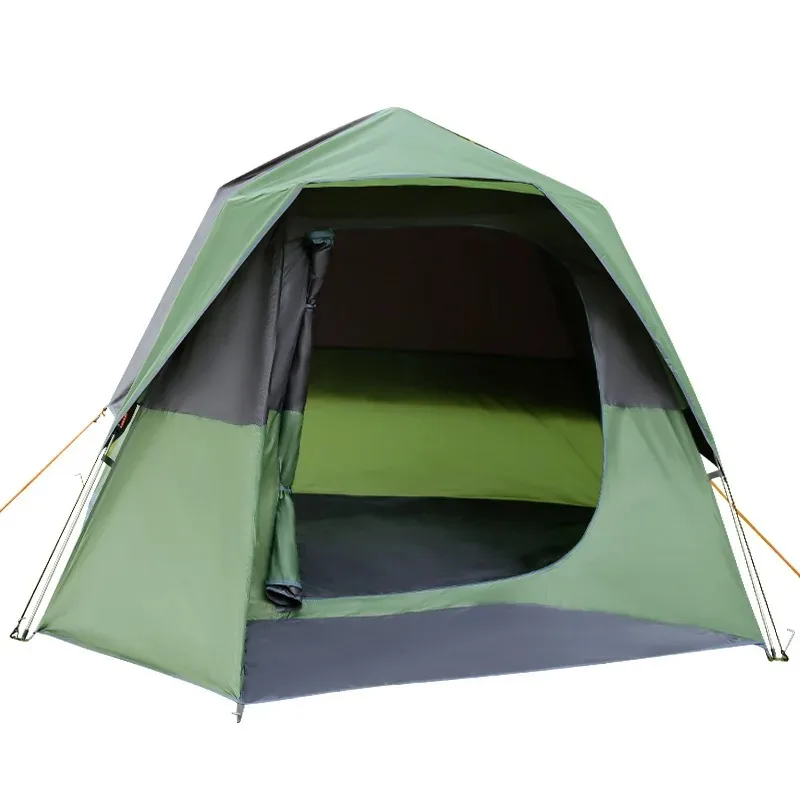 Instant Pop up Camping Tent 3-4 Person Automatic Setup Waterproof Sunshade Outdoor Tent for Beach Park and Festival Events