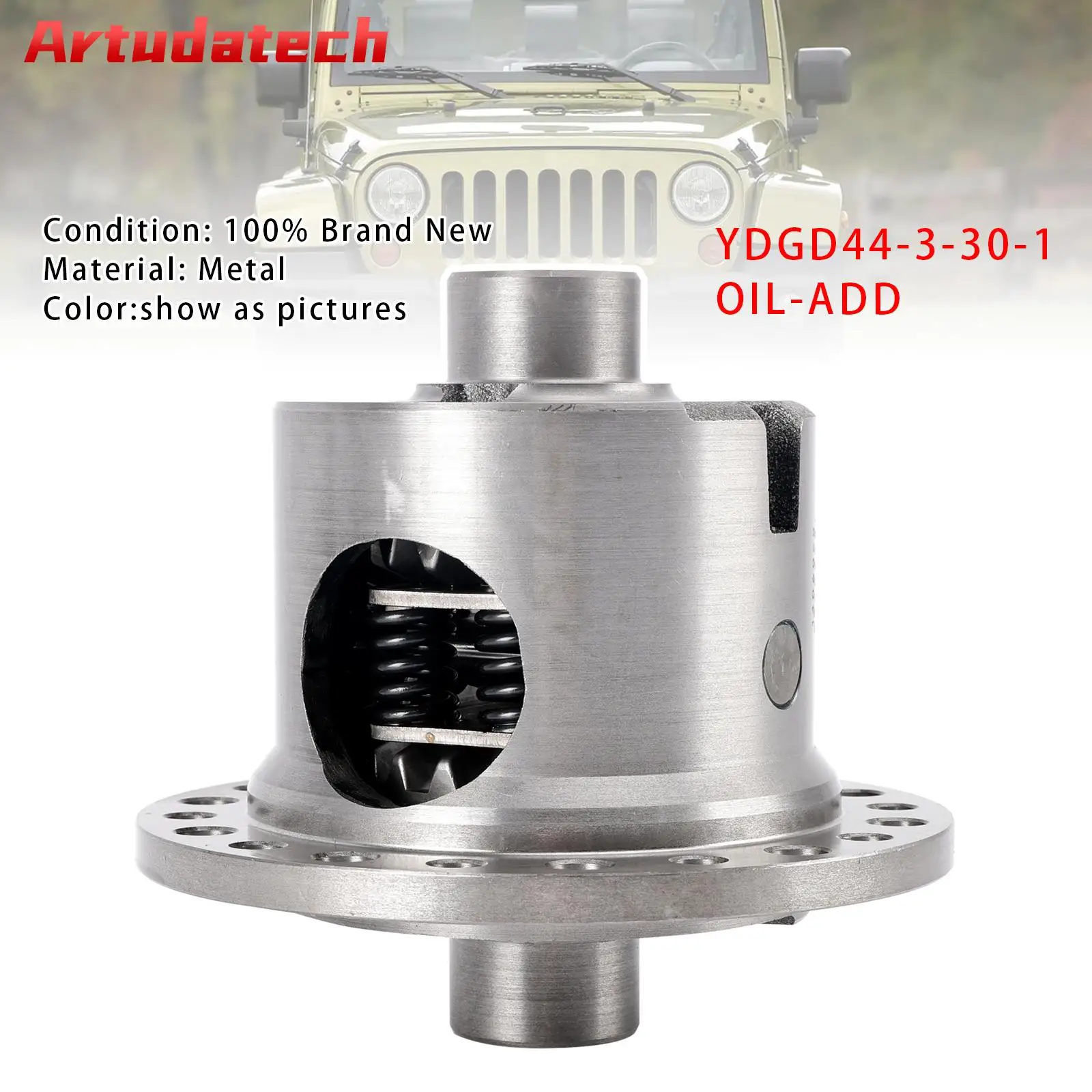 

Дифференциал Artudatech 30 Spl Posi LSD Dana 44 для Jeep Wrangler JK 07-2017 YDGD44-3-30-1, автомобильные аксессуары