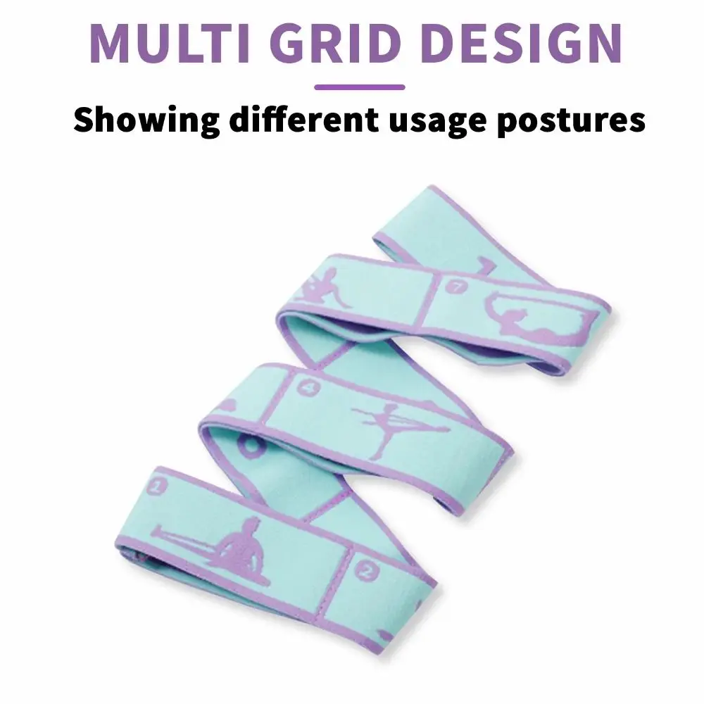 Cinta elástica de resistencia para Yoga, estiramiento muscular, Crossfit, ejercicio, danza, estiramiento, cinturón elástico, expansor de pecho