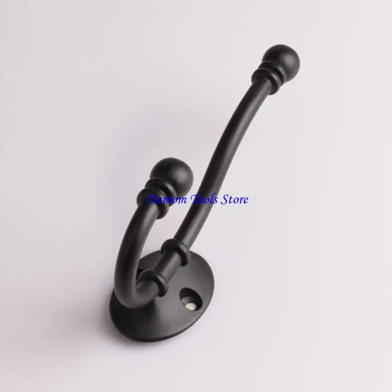 57BE 10 Pcs Coat Hanger Heavy Duty Robe Hooks Decorative Wall Hook Easy to Install