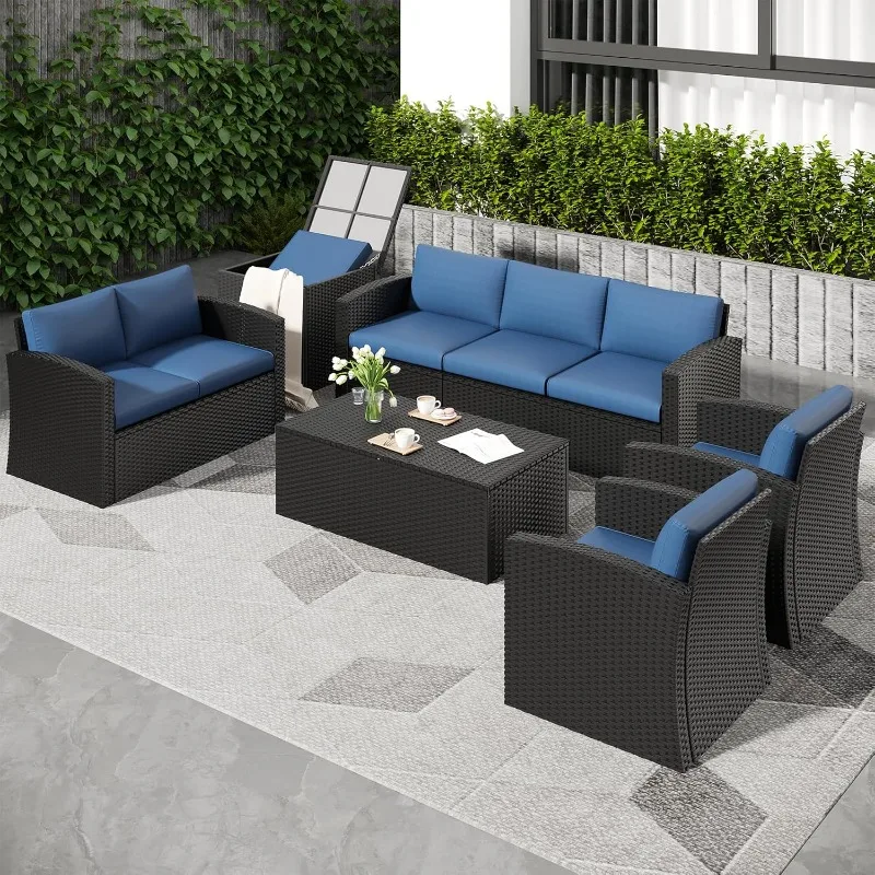 7 Pieces Patio Furn… - image