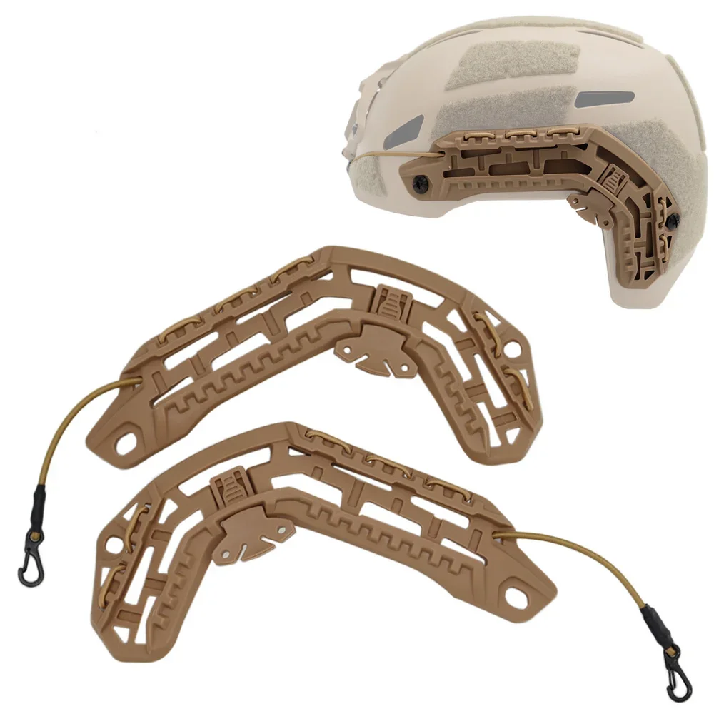 

For Tactical Caiman Helmet Side Guide Rail Revision ARC Helmet Mount Rail Airsoft Helmet Accessories