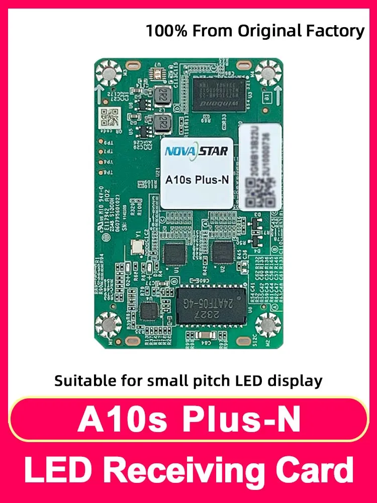 

Novastar A10s Plus-N Full Color LED Display Receiving Card For Small Spacing LED Screen Synchronous Video Control Card