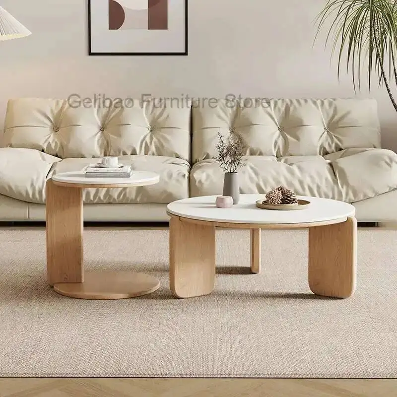 

Living Modern Room Design Coffee Table Luxury Wood Nordic Side Table Home Unique Table Basse De Salon Furniture Decoration