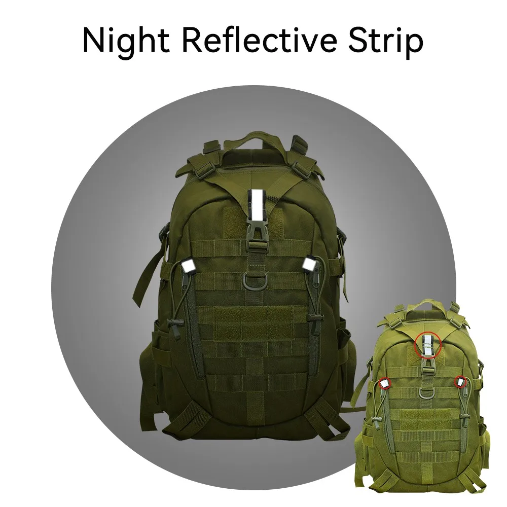 Grande capacidade tática militar Camo mochila, saco de esportes ao ar livre, caminhadas Daypacks para camping, caminhadas, escalada