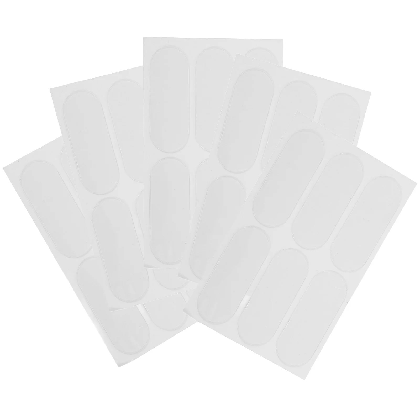 

5 Sheets Invisible Support Stickers Corrector Clear Patches Vertical Lift Patches Small Reusable Support