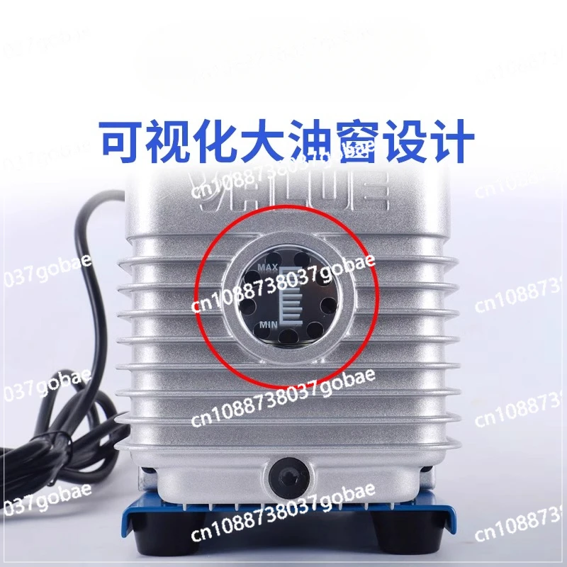 Household Refrigeration Vacuum Pump Low Noise Rotary Vane Type Air Conditioning Repair Tool with Large Oil Window 220V