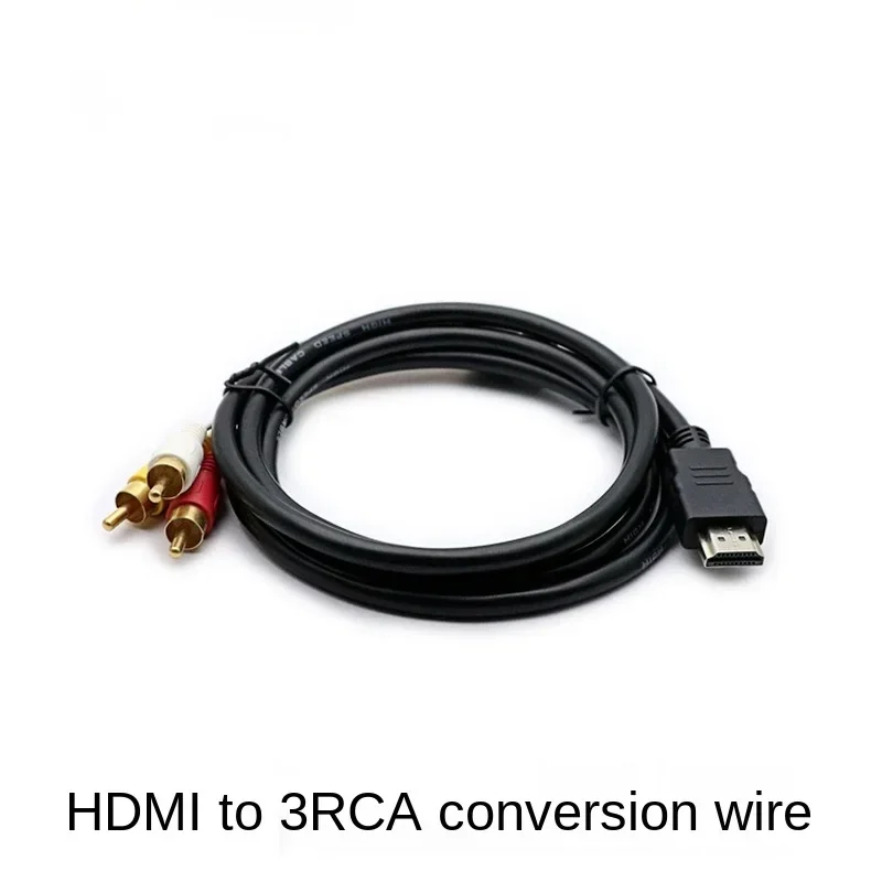 AV Adapter Adaptor Converter for TV DVD VCR Game Player NES SNES, 21PIN SCART Male TO 3RCA JACKS INPUT