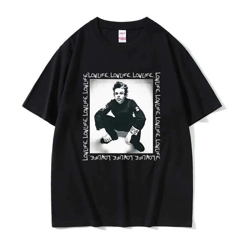 

Rocker Yungblud Lowlife Album T Shirts Men Women Fashion Rock Vintage Short Sleeve T-shirts Casual Oversized T-shirt Streetwear