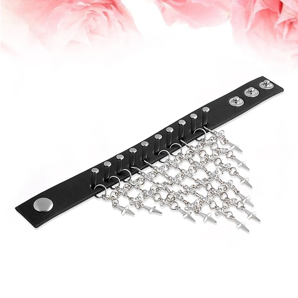 أساور على طراز فاسق للرجال والنساء، إكسسوارات Steampunk عتيقة، هدايا، تصميمات الأصفاد القبلية #6