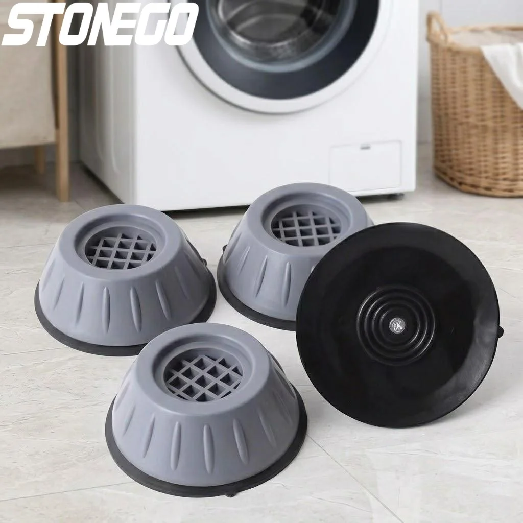 

Universal Fit Anti Vibration Pads for Washing Machine and Refrigerator Rubber Feet Furniture Dampers Non Slip Silent Support