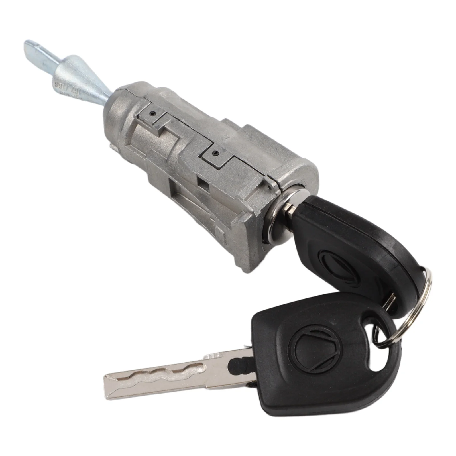 Vehicle Lock Repair Silver Gray Door Lock Cylinder High Universality Fitment Key Included High Universality Fitment