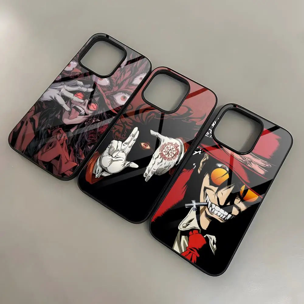 

Чехол для телефона Cool Anime H_Hellsing для 16 Pro Max Iphone 15 Pro Max 14 12 11 13 Mini 8 7 Plus X Xs XR PC + чехол из ТПУ