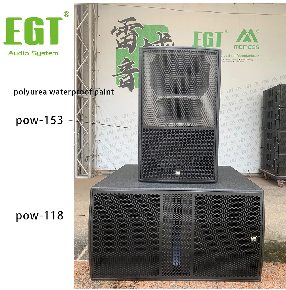 Dual 10 Inch Birch 2Way Passive Line Array Tops High SPL for Outdoor Event Stage Sound System