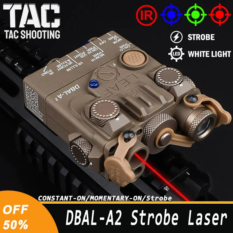 WADSN Tactical DBAL-A2 Red Laser Indicator Hunting Airsoft Infrared Green Blue Spot Aiming Band Pressure Switch Fit 20mm Rail