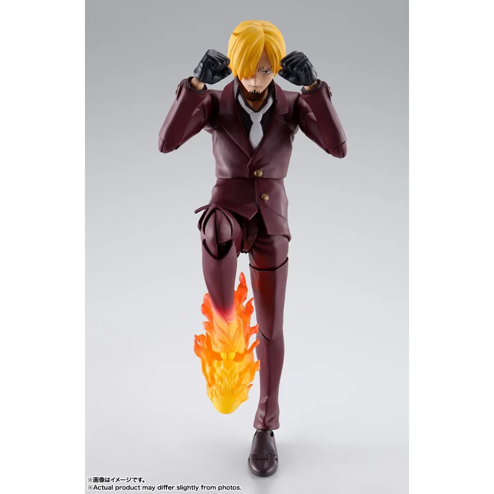 In Stock Original Bandai SHFiguarts One Piece The Raid on Onigashima Sanji Action Figure Anime Genuine Boxed Model Doll Toy Gift