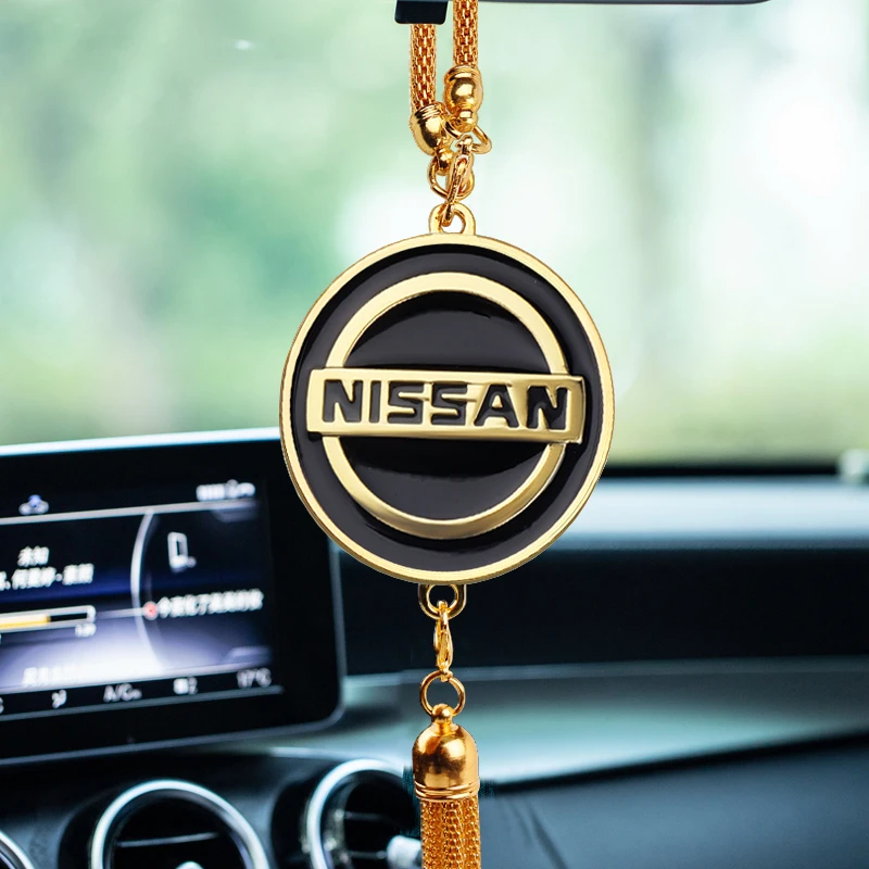 Car Pendant Auto Rearview Mirror Hanging Ornament Decoration For Nissan Nismo Tiida Teana GTR 350Z 370Z 240SX Juke Note Versa