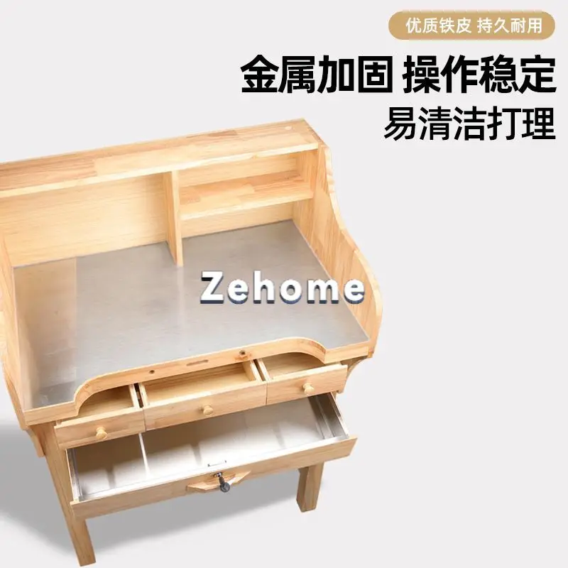 DIY Metal Workbench Jewelry Processing Table Mold Workbench Gold Craft Working Table