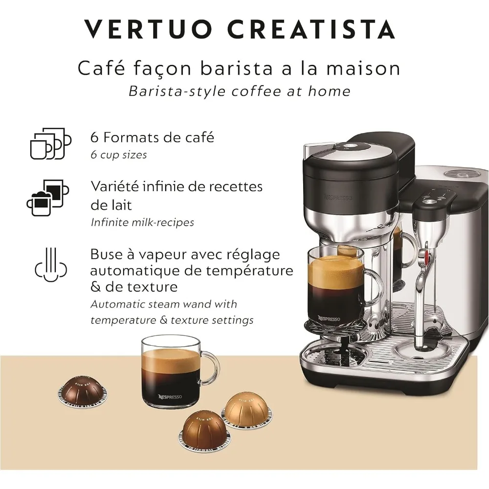 Черная трюфель Nespresso Vertuo Creatista BVE850BTR