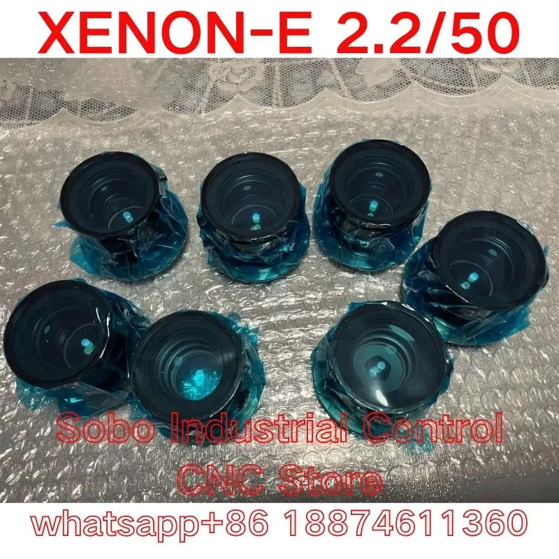 Second-hand  tested OK XENON-E 2.2/50 industrial line scanning camera scanning lens, threaded M40 buckle is NIKON