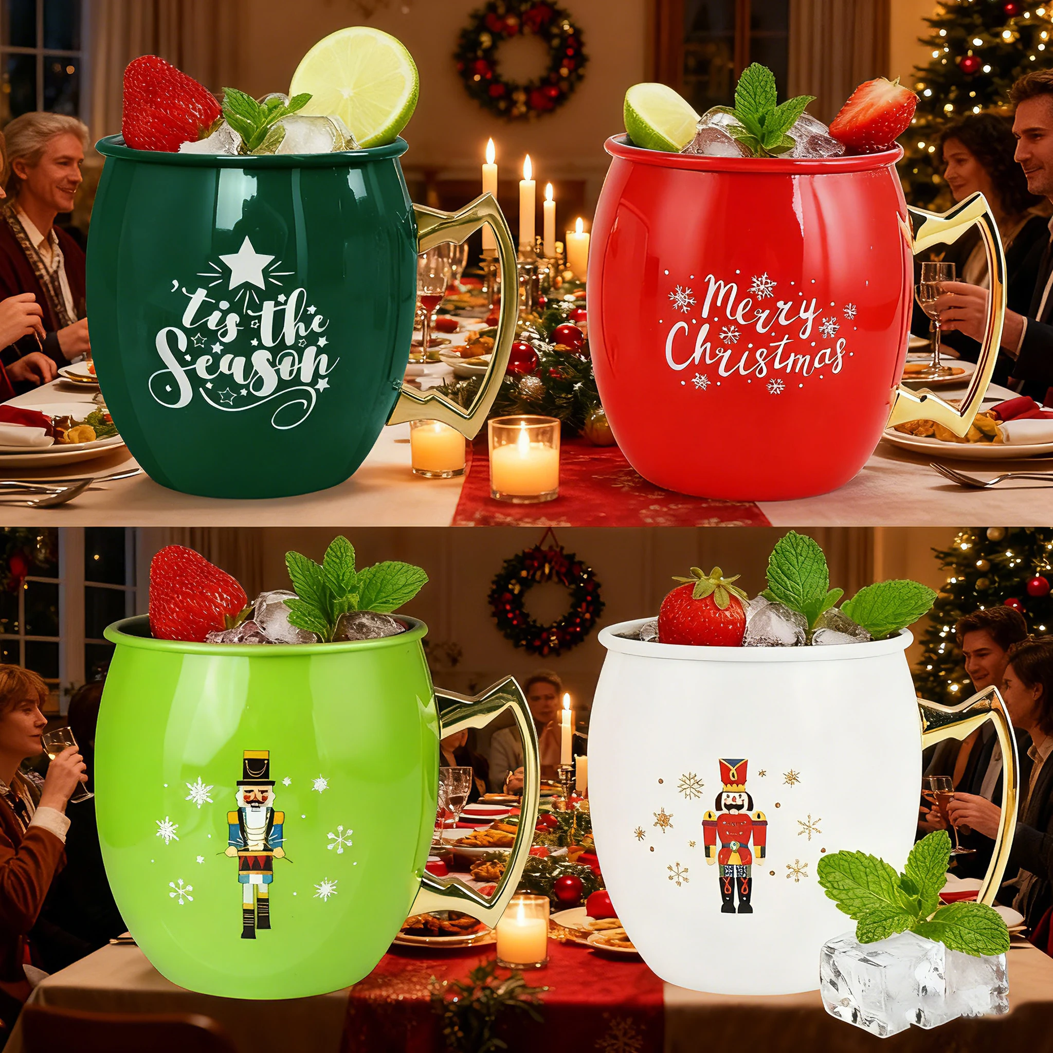 Christmas Festival Mugs, Red W - đánh giá và giá Wine Beer Festival