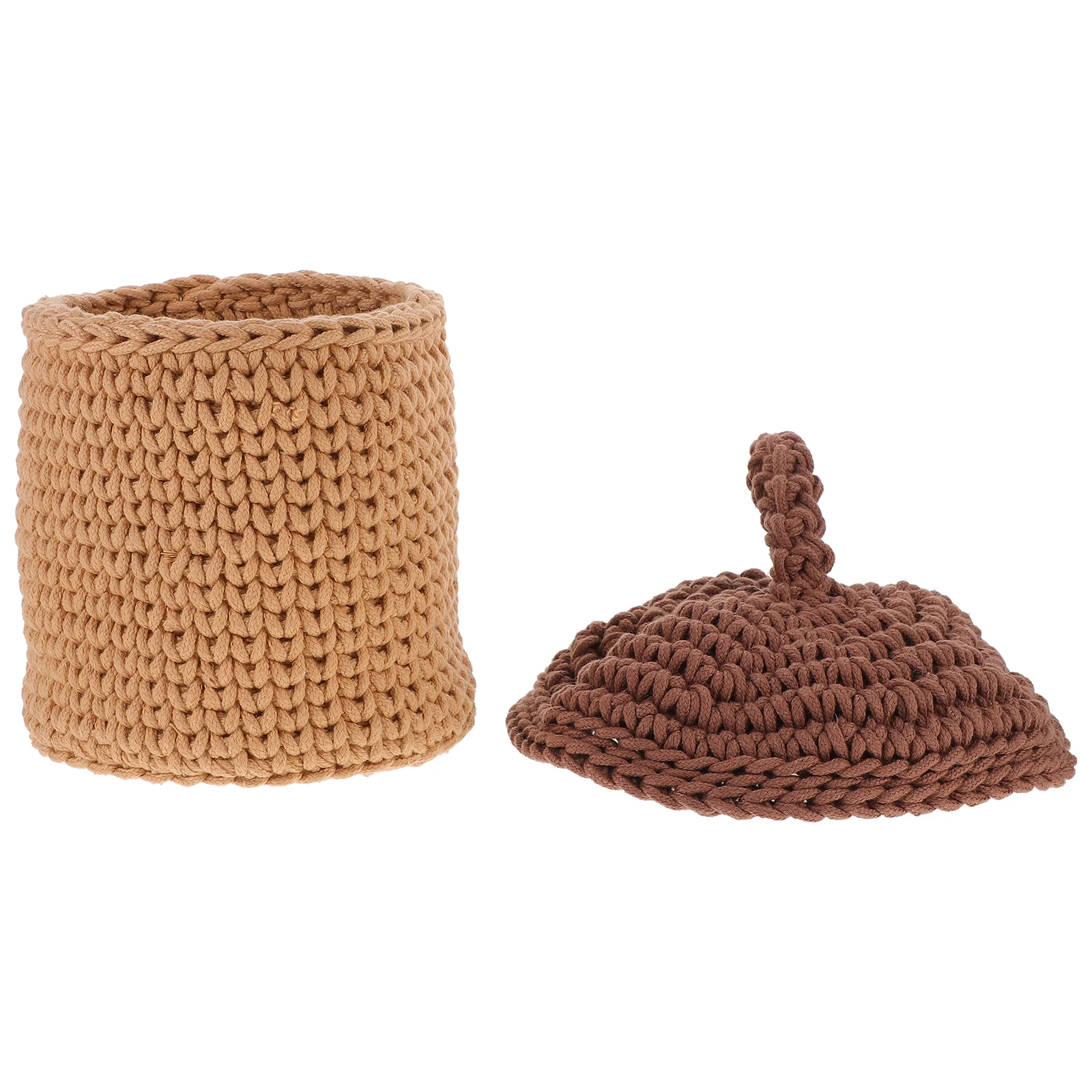 

Acorn Shaped Storage Basket Cotton Rope Large Size XH23 431 Kids Room Plant Pot Snack Makeup Jewelry ganizer Home Supplies