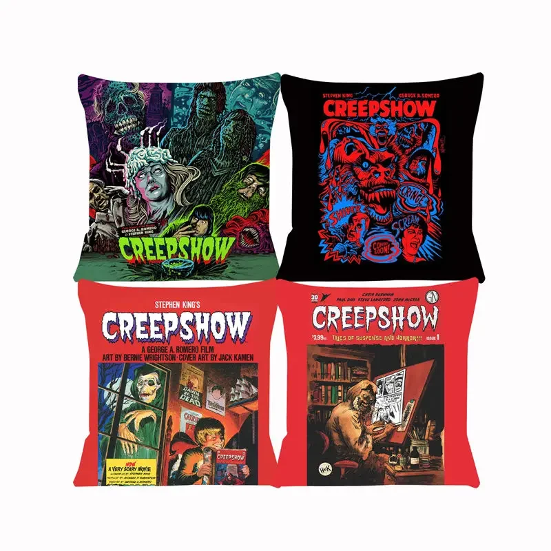 Creepshow Cushion Cover for Sofa Pillow Case Cover Seat Car Throw Pillowcase 45X45cm For Home Decorative SJ-541