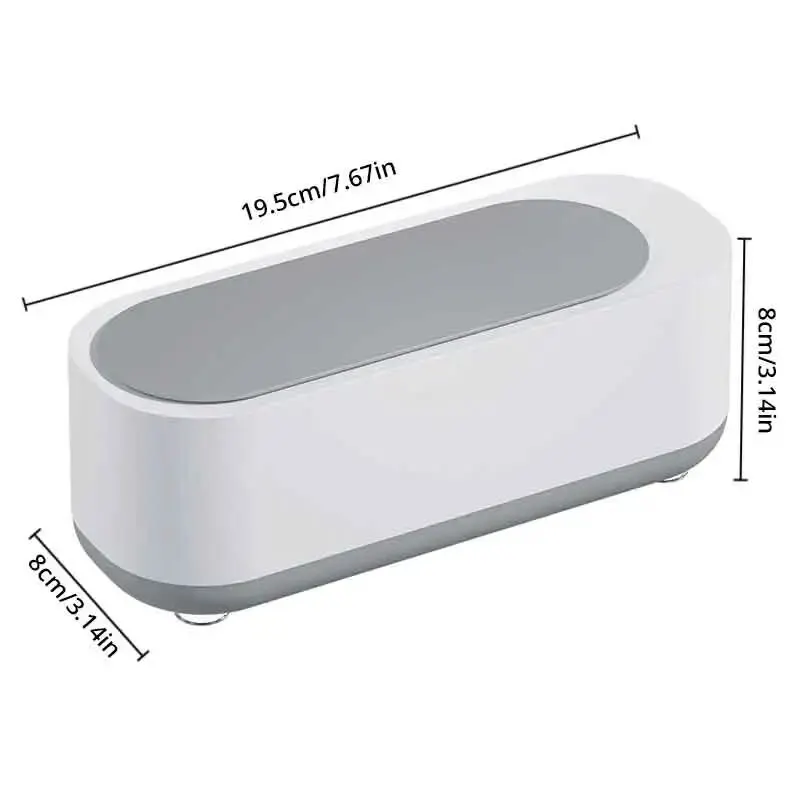 Ultrasonic Cleaning Machine USB Rechargeable High Frequency Vibration Wash Cleaner Jewelry Glasses Cleaner