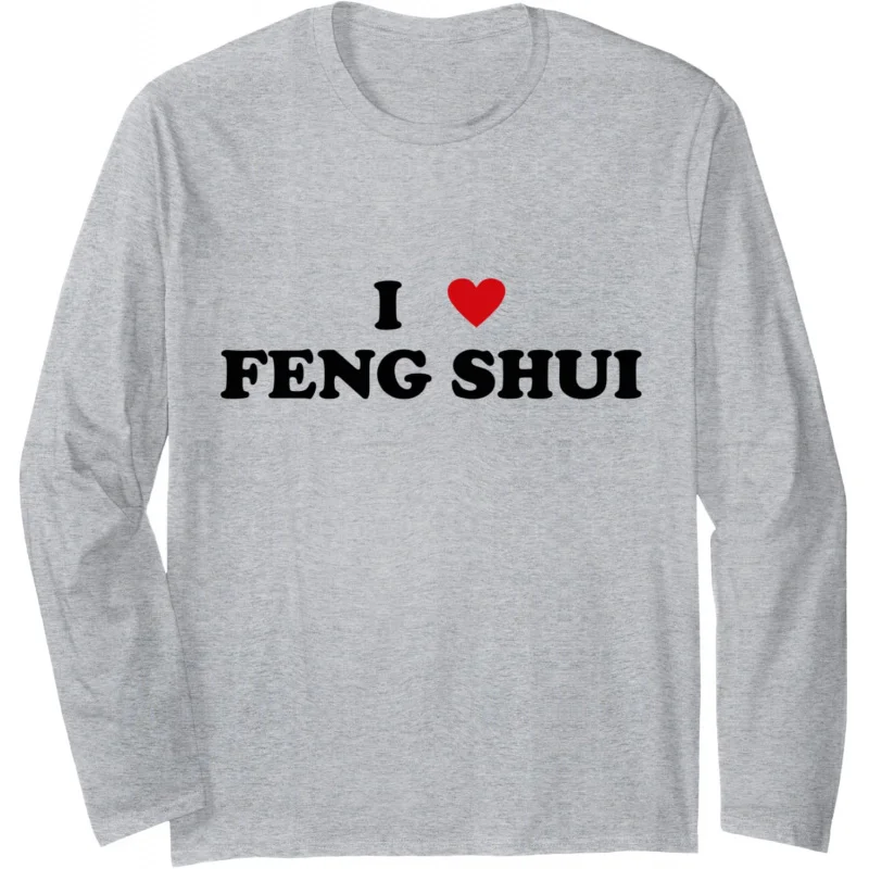 

Retro feng shui master-I love feng shui long sleeve hoodie