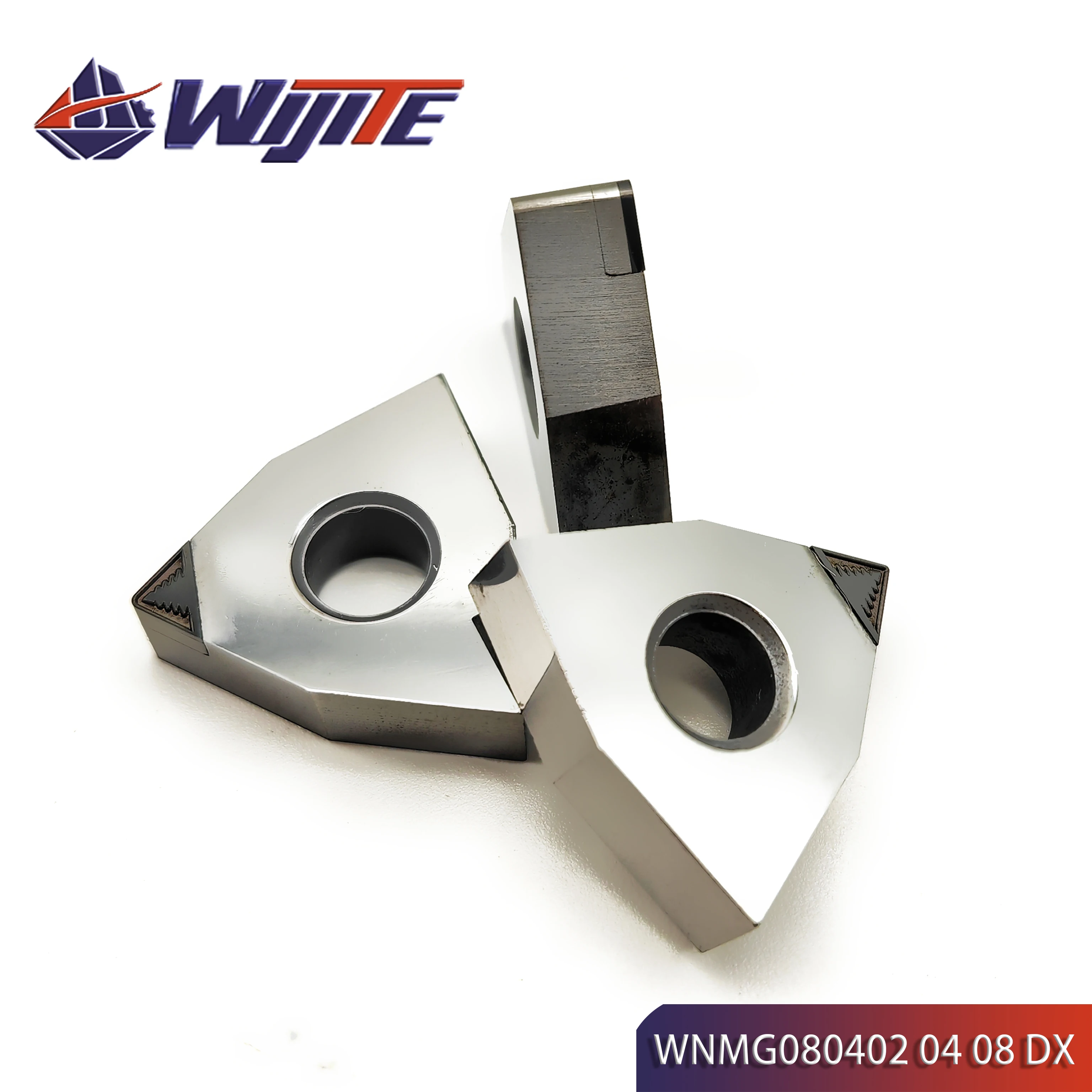 PCD insert wnmg080402 wnmg080404 wnmg080408 Chip breaking Turning tool used for copper aluminum magnesium fibre glass plastic