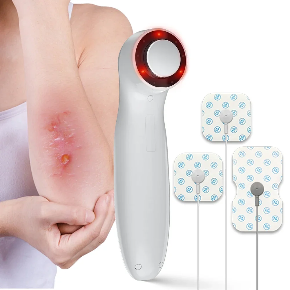 Portable Home Use Pain Relief Physiotherapy Ultrasound Infrared Electrical Stimulation EMS TENS Device