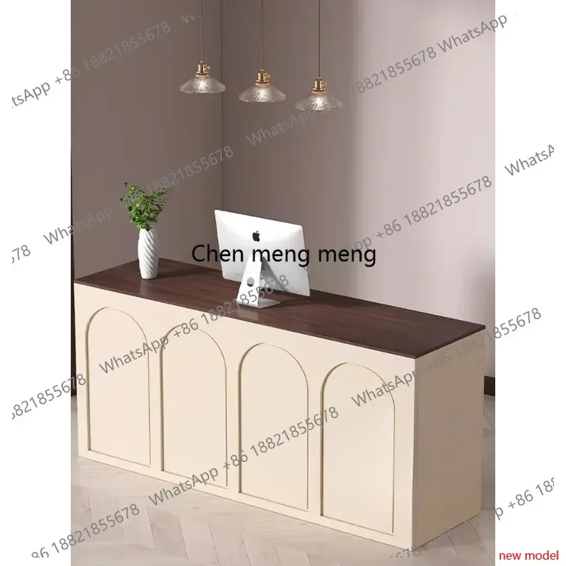 

Checkout page store small front desk clothing store commercial, reception desk simple H182
