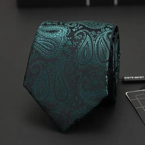 

160CM Silk Tie Men Necktie Business Vintage Lengthen Paisley