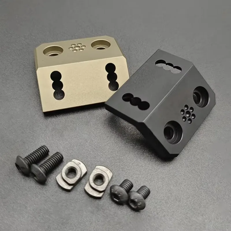 Quick Detach Offset Scout Mount For M300 M600 Tactical Flashlight CNC Metal Base Mlok Rail Mount