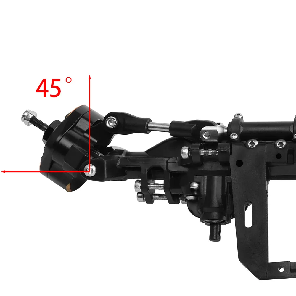 H10 Portal or Straight Axle Plastic +Brass or Aluminum Alloy Front Rear Complete Axles for Vanquish 1/10 RC Crawler Car Upgrade