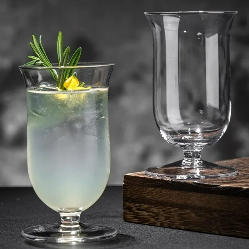 Ultra-thin Waist Cocktail Glasses Cups High-foot Glass Cup Tulip Tasting Glasses Cup Whiskey Glass Cups Bar Kitchen Accessories