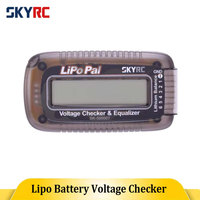 SKYRC LiPoPal Battery Checker 2-6S Lipo Battery Voltage Checker Equilizer Capacity Display Voltage Indicator Voltage Balancer